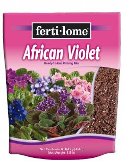Perfect soil blend for Africa violets. 