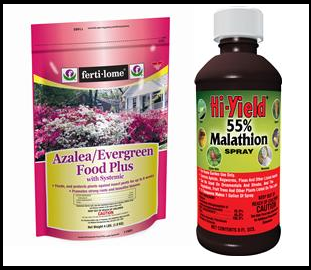 These insecticides are good for azaleas.
