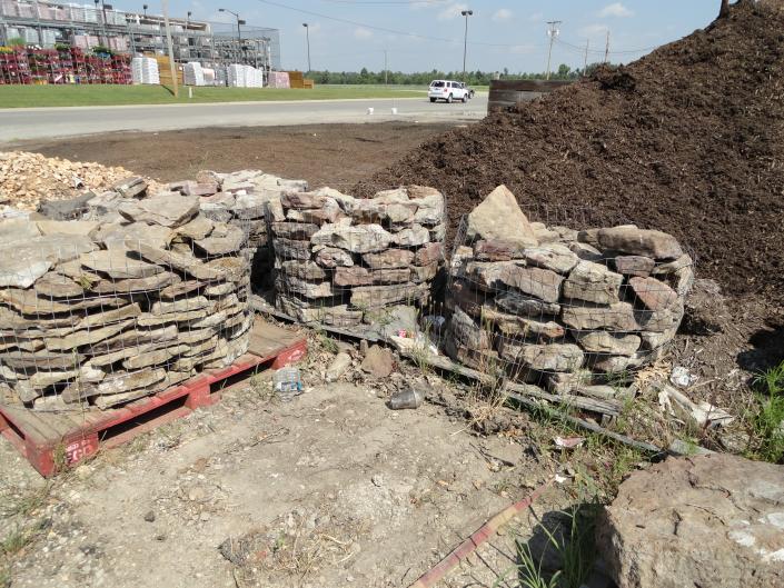 Looking for a large amount of Arkansas Native Stone?  Adams Nursery & Landscaping sells this type of landscaping stone by the pallet or by the sq ft.